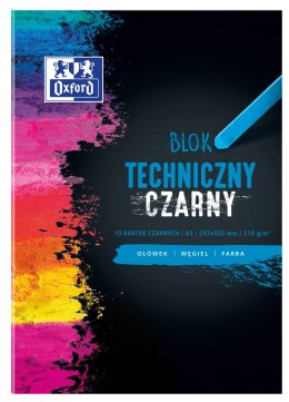 Blok techniczny OXFORD A3 10k 210G czarny 400093235