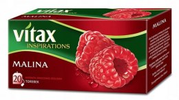 Herbata VITAX INSPIRATIONS Malina (20 saszetek) 40g zawieszka