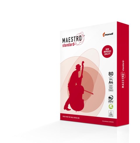 Papier xero A4 MAESTRO STANDARD PLUS 80g CIE 161 karton 5 ryz