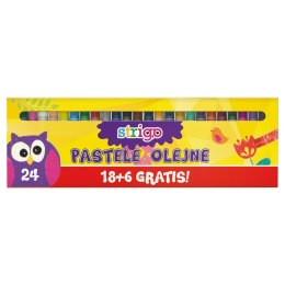 Pastele olejne 24 kolorów STRIGO SSC028