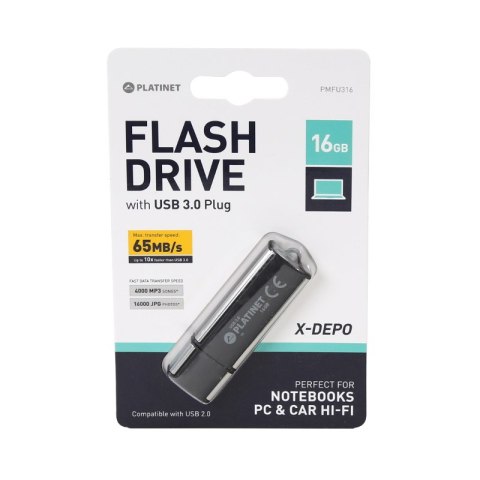 Pendrive USB 3.0 X-Depo 16GB Platinet PMFU316