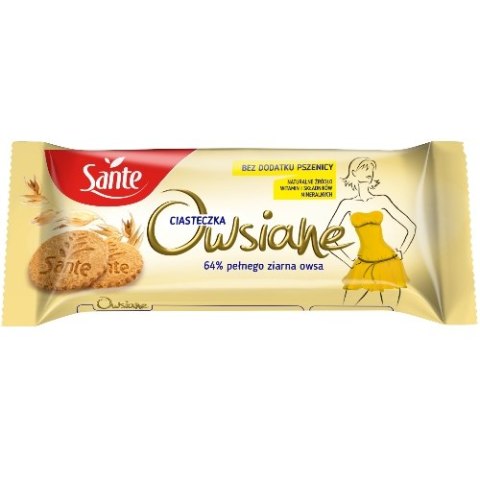 Ciasteczka SANTE owsiane naturalne 138g