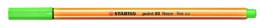 Cienkopis STABILO point 88/033 0.4mm neonowy zielony
