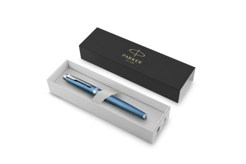 Pióro wieczne (F) PARKER IM PREMIUM BLUE GREY CT 2143651, giftbox PARKER