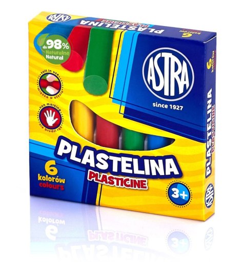 Plastelina Astra 6 kolorów, 83811905