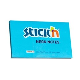 Bloczek_STICKN 127x76mm niebieski neonowy 100k 21100k 213 STICKN