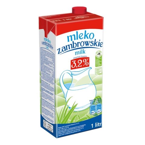 Mleko ZAMBROWSKIE UHT 3.2% 1l