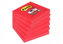 Bloczki 3M POST-IT 76x76mm różowe Super Sticky 6x90kartek 70005198125