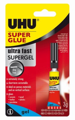 Klej UHU SUPER GLUE w żelu 3g 40360 2