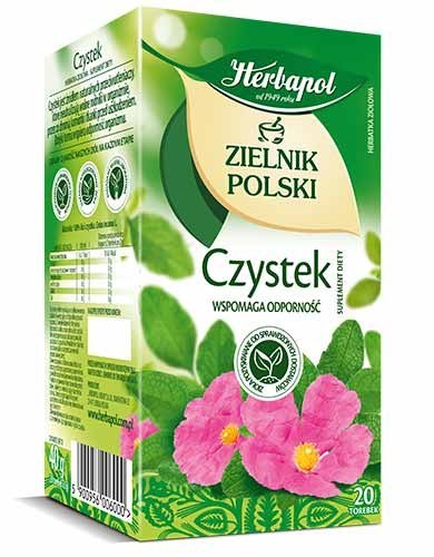 Herbata HERBAPOL ZIELNIK POLSKI Czystek (20 torebek)