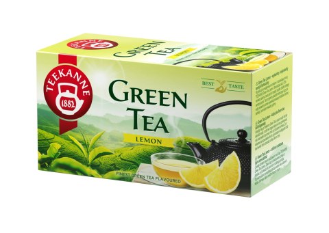 Herbata TEEKANNE GREEN TEA LEMON 20t zielona