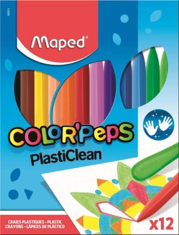 Kredki plastikowe Colorpeps 12 kolorów 862011 MAPED