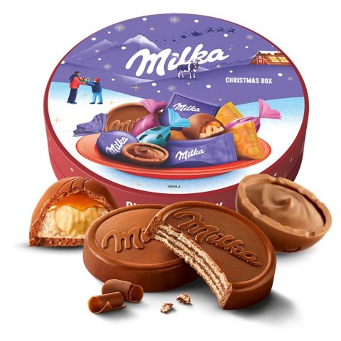 MILKA ŚWIĄTECZNY TALERZ ZE SŁODKOŚCIAMI 202g MIX 202g