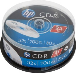 Płyta HP CD-R 700MB 52X (25szt) CAKE box CRE00015