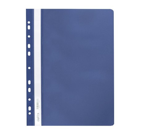 Skoroszyt miękki PP DOTTS (20) niebieski polipropylen SPP-DOT-00-03