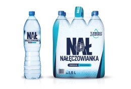 Woda NAŁĘCZOWIANKA niegazowana 1.5L butelka PET zgrzewka 6 szt.