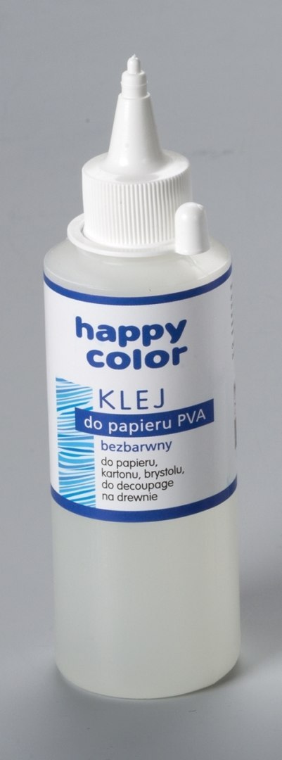 Klej do papieru PVA, butelka 100g, Happy Color HA 3430 0100