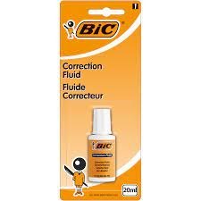 Korektor z pędzelkiem BIC Correction Bottle 20ml Korektor, 9642491