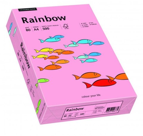 Papier xero kolorowy RAINBOW różowy R55 88042541