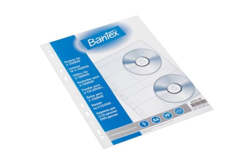 Koszulki groszkowe na 2CD A4 (5szt) BANTEX 100080933