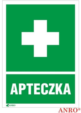 Naklejka APTECZKA PIERWSZEJ POMOCY 100x140 ZZ-8I-1 F ANPRO