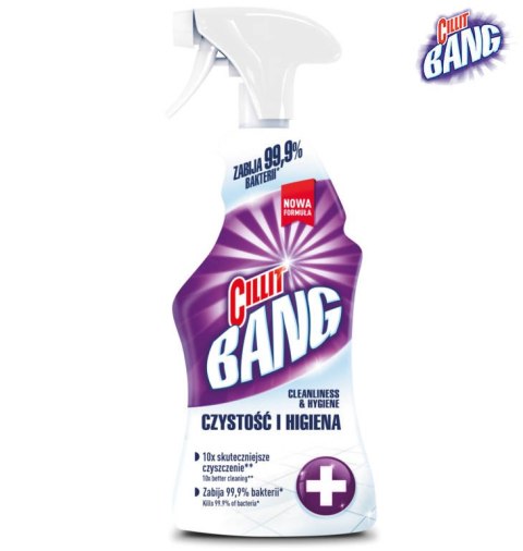 CILLIT BANG Płyn do czyszczenia w sprayu 750ml wybielanie i higiena 42542