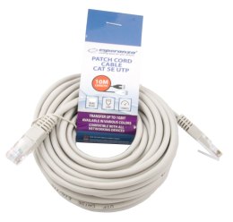 Kabel UTP CAT 5E PATCHCORD 10m szary EB277E ESPERANZA