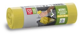 Worki do segregacji plastik żółte LDPE 120l (10 szt.) ANNA ZARADNA 7058