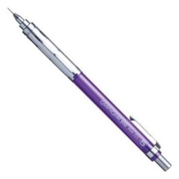 Ołówek automatyczny Pentel 0,5 mm GRAPHGEAR 300 transparentny fioletowy PG315-TVX