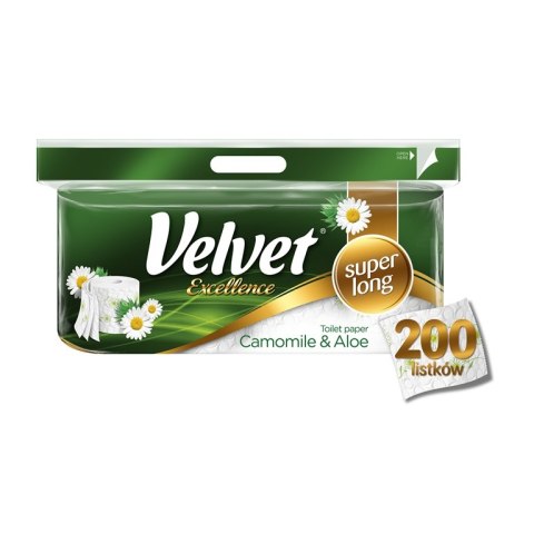 Papier toaletowy VELVET Excellence a8 rumiankowy (8szt) VELVET