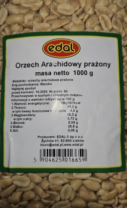 Orzeszki ziemne niesolone 1kg EDAL