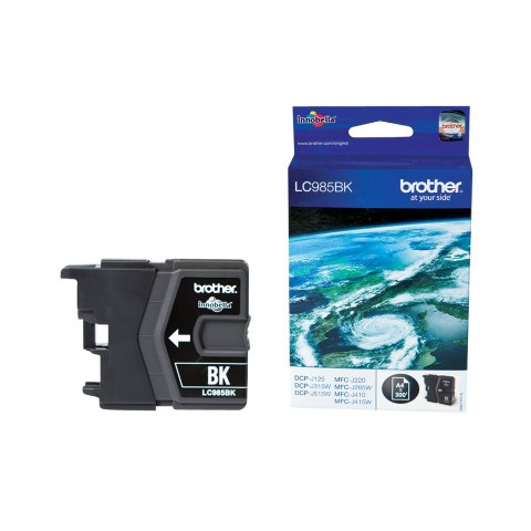 Tusz BROTHER (LC985BK) czarny 300str DCP-J125/315W/515W/J220