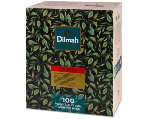 Nowy indeks gh 0192219 Herbata DILMAH English breakfast 100 kopert x2g czarna z zawieszką