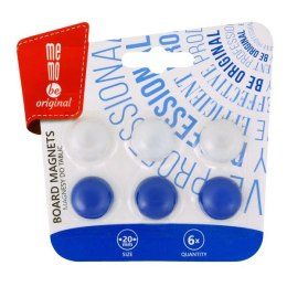 Magnesy MEMOBOARDS do tablic 6szt blister MB20B6 NR MM003-99