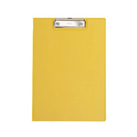 Podkładka Maul A4 z klipsem i okładką, powłoka plastikowa, żółta (23392/13 ML)