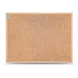 Tablica korkowa MEMOBE SMART, rama drewniana, 60x40 cm