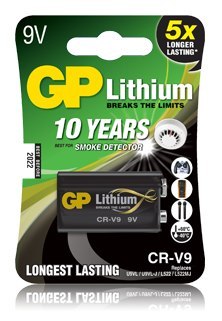 Bateria litowa GP 9V / U9VL 9.0V GPPVLCRV9009