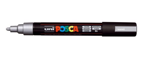Marker z tuszem pigmentowym PC-5M srebrny POSCA UNPC5M/DSR