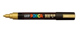 Marker z tuszem pigmentowym PC-5M złoty POSCA UNPC5M/DZL