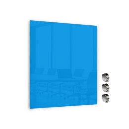 TABLICA SZKLANA MAGNETYCZNA 800X600MMNIEBIESKA (053) SZM86/N