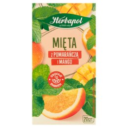 Herbata HERBAPOL ZIELNIK POLSKI Mięta z Pomarańczą i Mango (20 torebek)