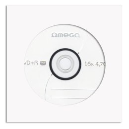 Płyta OMEGA DVD+R 4,7GB 16X KOPERTA (10) OMD16K+