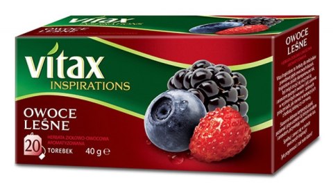 Herbata VITAX INSPIRATIONS OWOCE LEŚNE 20t*2g zawieszka