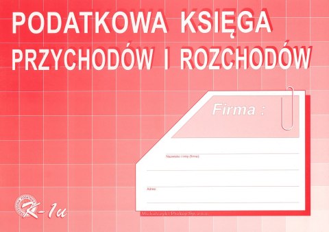 K-1U Podatkowa księga przychodów i rozchodów A4 offset MICHALCZYK&PROKOP