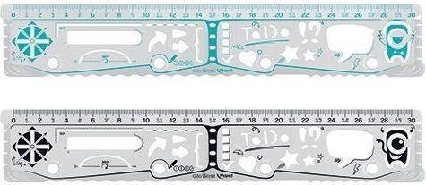 Linijka wielofunkcyjna GEONotes 30cm MAPED 250x10