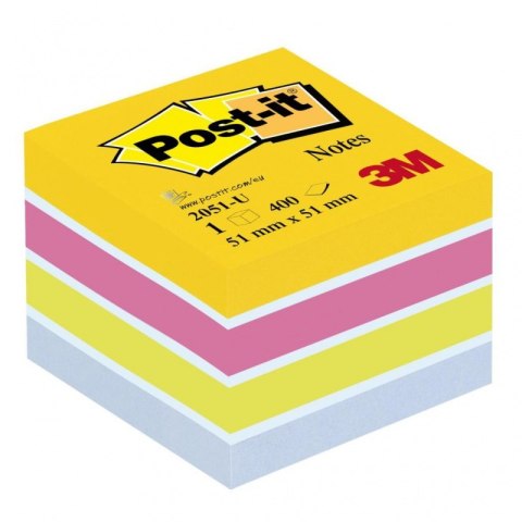 Mini Kostka samoprzylepna POST-IT_ (2051-U), 51x51mm, 1x400 kart., ultra