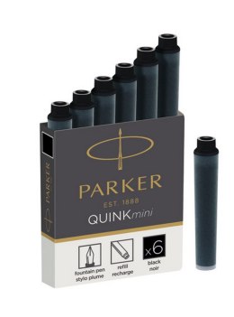 Naboje z Atramentem QUINK - MINI czarny 1950407 PARKER