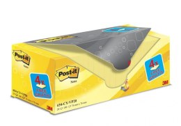 Bloczek samoprzylepny POST-IT (654CY-VP20), 76x76mm, (16+4)x100 kart., żółte, 4 bloczki GRATIS