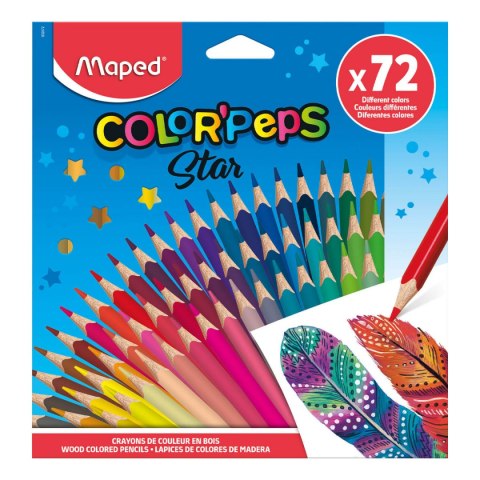 Kredki Colorpeps trójkatne 72szt 832072