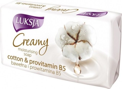 LUKSJA Mydło kostka 90g CREAMY COTTON&PROVITAMINY 48735